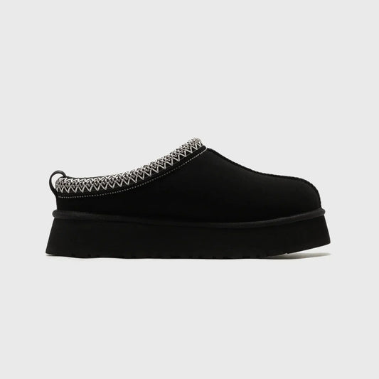 Damen Slipper mit weichem Fußbett - Schwarz
