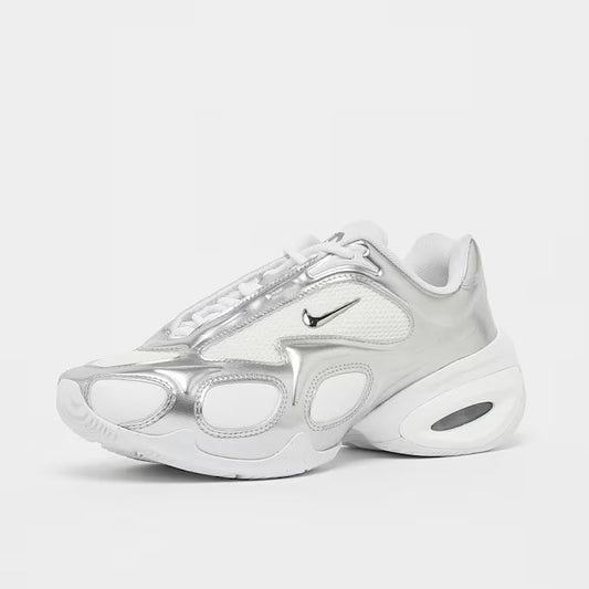 Damen Sneaker für Alltag & Streetwear - Weiß/Silber