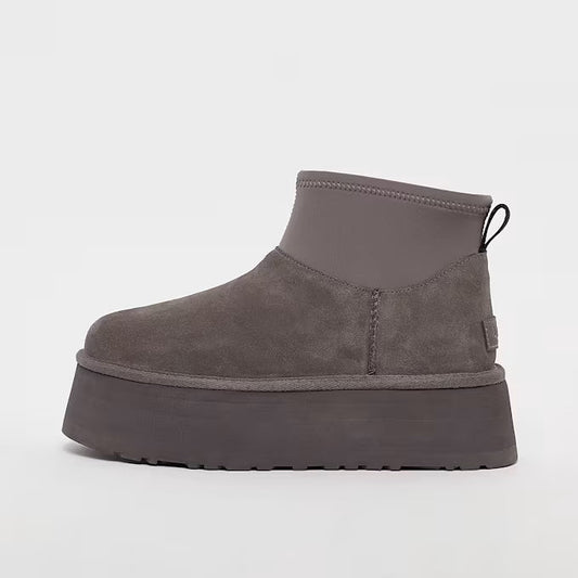 Damen Boots mit warmem Futter - Grau